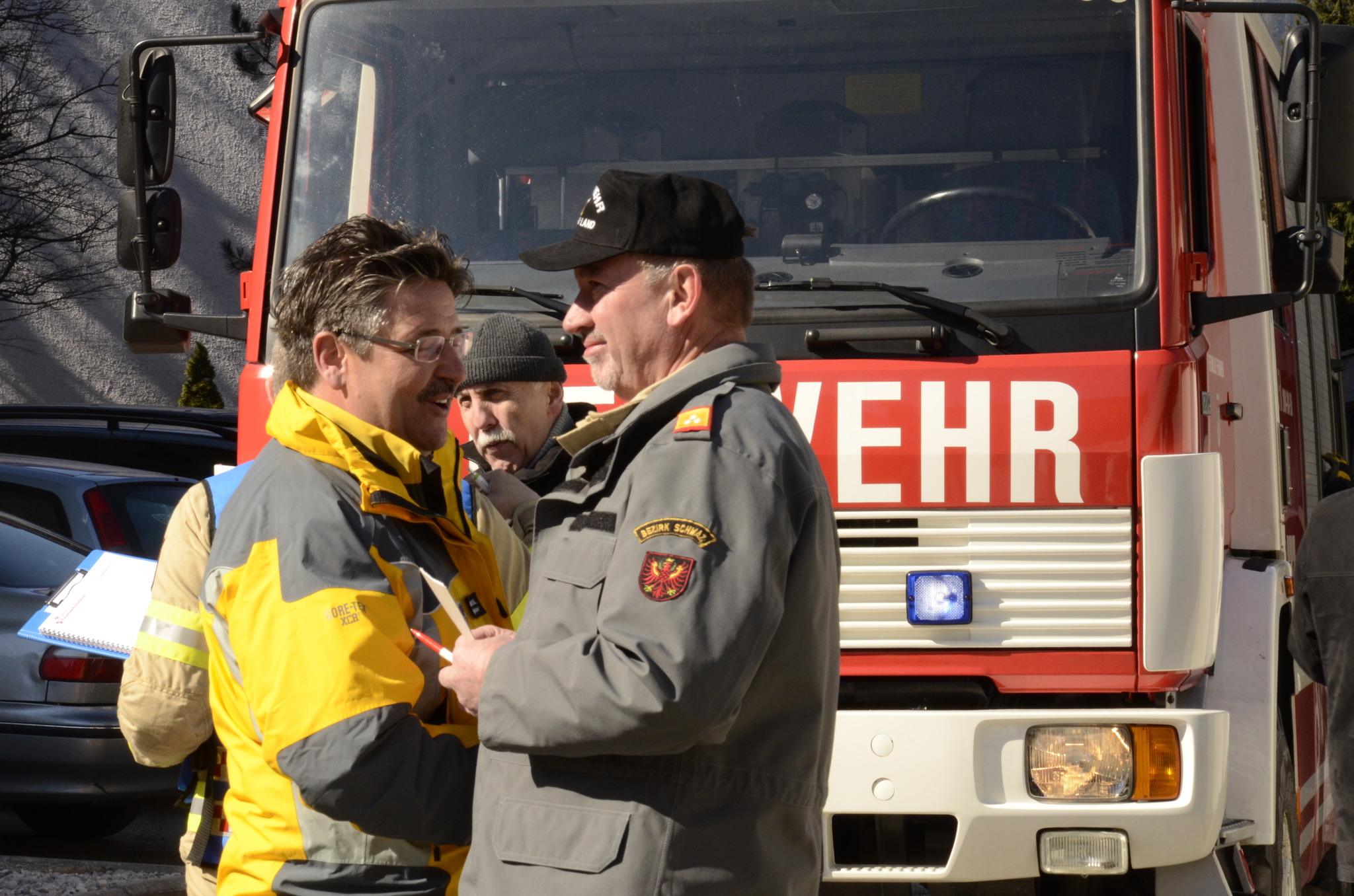 Großübungstag der Feuerwehren Schwaz, Vomp, Vomperbach, Pill, Terfens