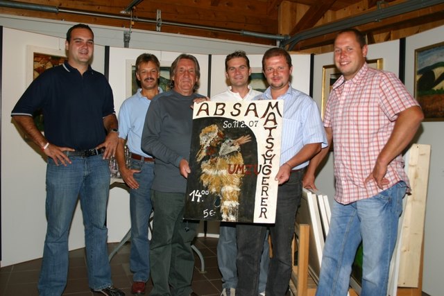 Thomas Stöckl (2.v.re.) und seine Matschgerer organisierten in den vergangenen 16 Jahren vier große Umzüge und viele Bälle, Feste und kleinere Veranstaltungen.