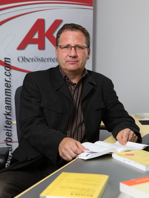 Klaus Riegler ist Bezirksstellenleiter der Arbeiterkammer in Freistadt.