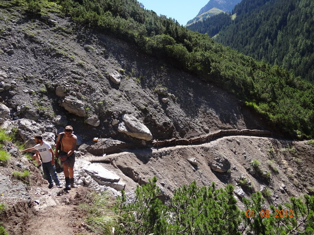 Im Außerfern werden Verbesserungsarbeiten am Madauer Höhenweg im Lechtal durchgeführt.