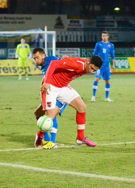 Robert Zulj brachte zur Pause Schwung in Österreichs Angriffsspiel und erzielte auch den Siegestreffer