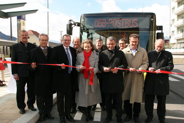 Der neue Busterminal wurde feierlich eröffnet.