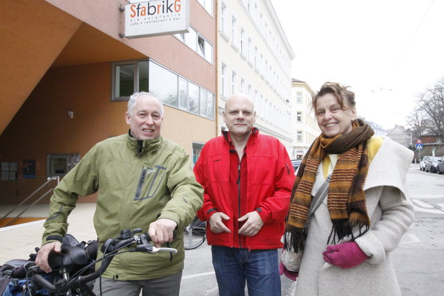 Neugestaltung: Willi Nowak, Harald Huscava und Beatrix Gulyn (v.l.) arbeiten an den Attraktivierungsplänen.