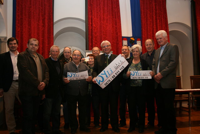 Bürgermeister Wolfgang Mair bei der Gründungsversammlung des Vereins "WYli".