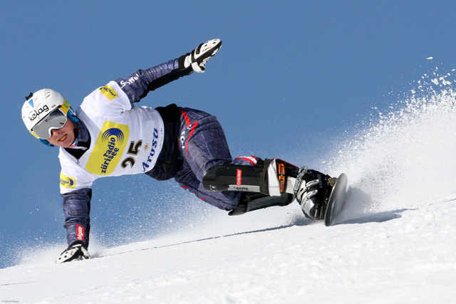 Alexander Payer holte sich Platz zwei im Snowboard Europacup | Foto: KK