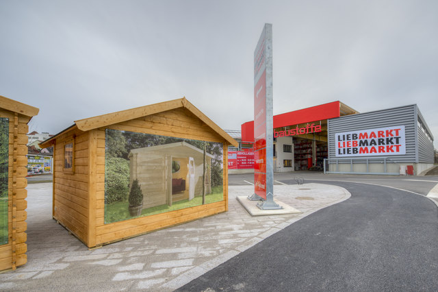 Der Baustoff-Drive-in für Großkunden und Heimwerker ist völlig neu.