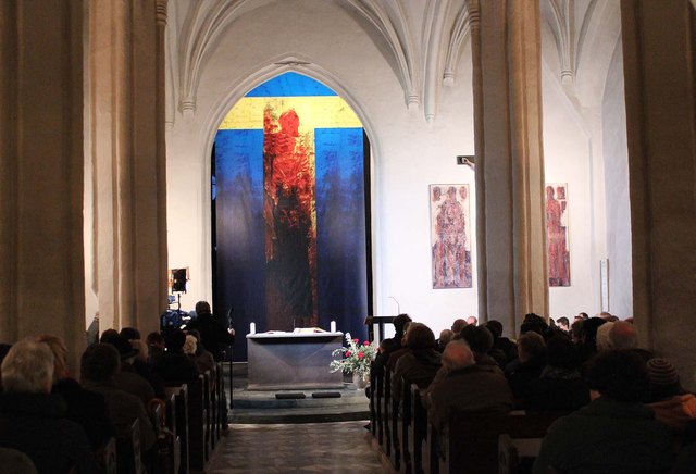 Valentin Omans Fastentuch in der Pfarrkirche Bad Eisenkappel