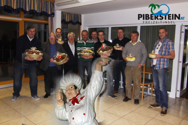 Alle Preisträger auf einen Blick, in der Mitte der Schnapserkönig von Piberstein Michael Kammeritsch.