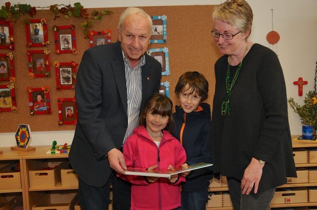 Präsentierten Kinderzentrum: Franz Unterlechner und Bettina Hochschwarzer