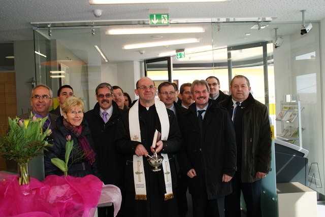 Bgm. Josef Klepp, Dr. Matthias Pithan, LAbg. ÖKR Marianne Lembacher, Obm. Präs. Mag. Erwin Hameseder, AR-Vors. DI Edwin Hochwimmer, Stadtpfarrer Mag. Krzysztof Darlak, KO Bgm. Richard Hogl, Dir. Gerhard Kabesch, LR Mag. Karl Wilfing, Altbgm. Martin Schmid, Obmann Ludwig Knell