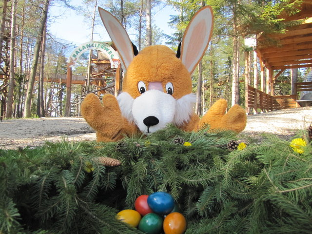 Maskottchen Reiny Reinke kann die Besucher erst ab dem 6. April begrüßen