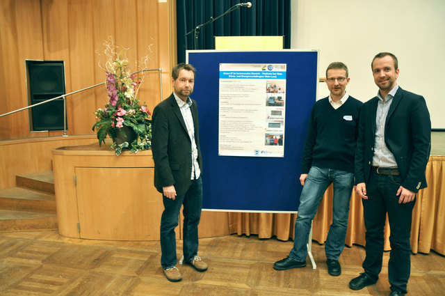 v.l.: Michael Heiss MBA, Leiter IT und Öffentlichkeitsarbeit der Marktgemeinde Thalheim, Mag. Norbert Ellinger, Projektmanager der Energiesparregion Wels Land, und Mag. Christoph Wolfsegger MSc, Österreichischer Klimafonds