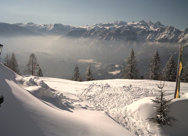 Blick von der Katrin zum Dachstein