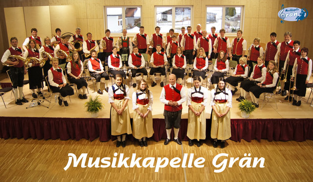 Die Musiker der MK Grän haben ein anspruchsvolles Programm vorbereitet.
