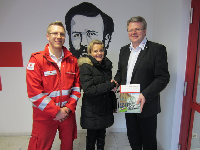 Zivildiener Paul Weidinger brachte Franziska Weidinger und Hannes Hauer ins Gespräch.