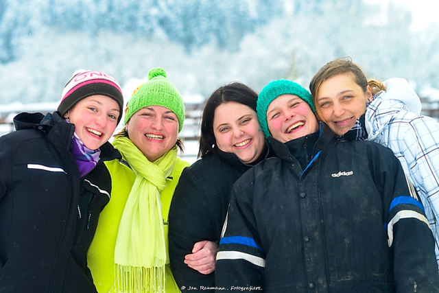 Teamfoto mit Viktoria Hartl, Simone Koller, Eva-Maria Aufrecht, Johanna Haderer und Manuela Orgler (v. l.). | Foto: Jan Reumann