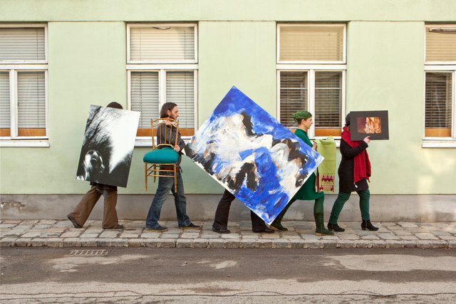 Copyright: Christa Knott; Im Bild: KünstlerInnen aus Hernals