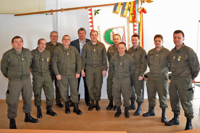 Walter Zottl, Josef Weidenauer, Alfred Eipeltauer, Herbert Kovar, Reinhard Höbinger, Klaus Fitzinger, Franz Dangl, Gerald Grestenberger, Markus Tastel, Markus Steiner-Kainz, Harald Schweizer (v.l.). | Foto: privat