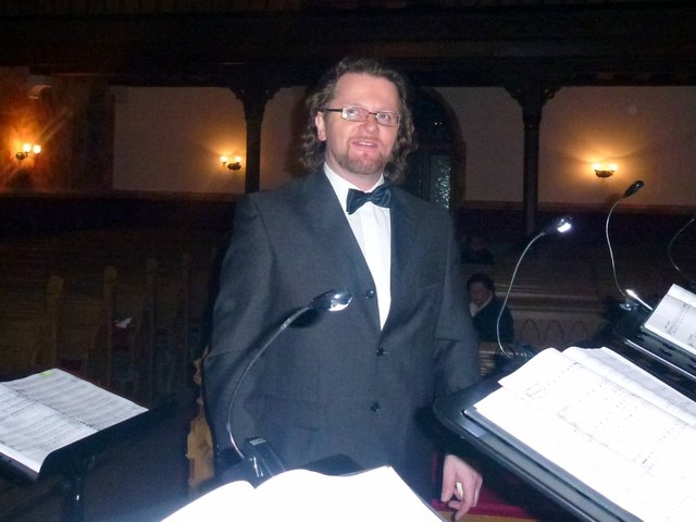 Vor dem ersten Konzert in Bad Ischl