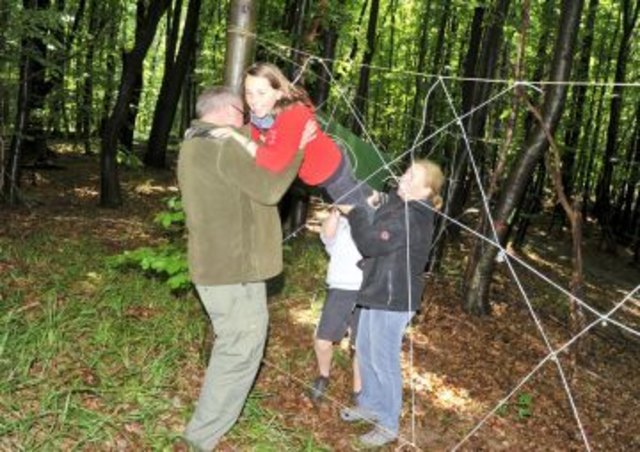 Erlebnisstation Spinnennetz | Foto: Wolfgang Simlinger, www.simi.at