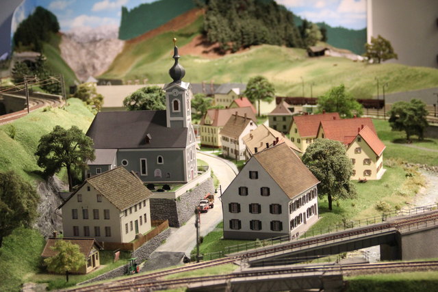 Die Anlage ist der steirischen Ortschaft Hieflau nachempfunden