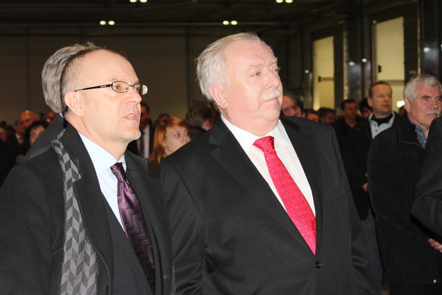 Gemeinderat Harald Troch mit Bürgermeister Michael Häupl
