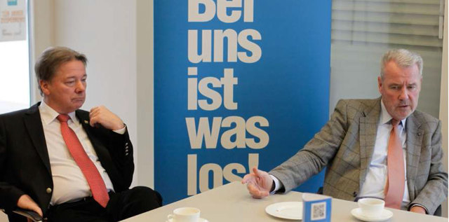Erfahrene Polithaudegen: Alfredo Rosenmaier (SPÖ) und Klaus Schneeberger (ÖVP).