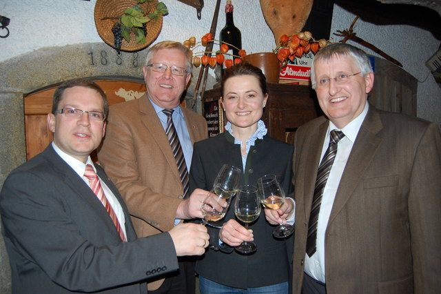 August Wöginger, Friedrich Bernhofer, Barbara Tausch und Johann Hingsamer. | Foto: Ebner