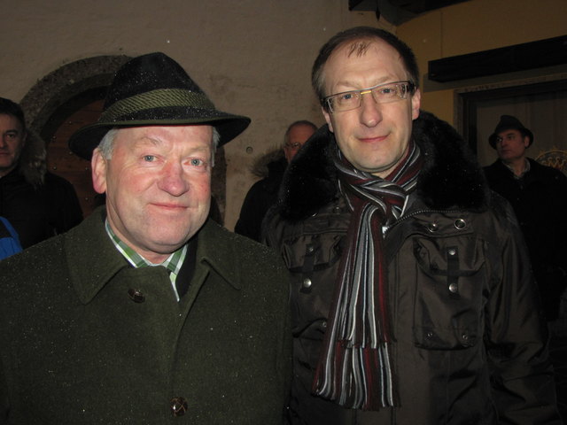 Abtenaus Bgm. Johann Quehenberger mit SPÖ Sport-Bereichssprecher Uwe Höfferer