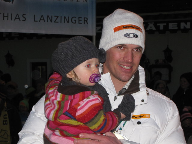 Matthias mit seinem Goldstück Laura.