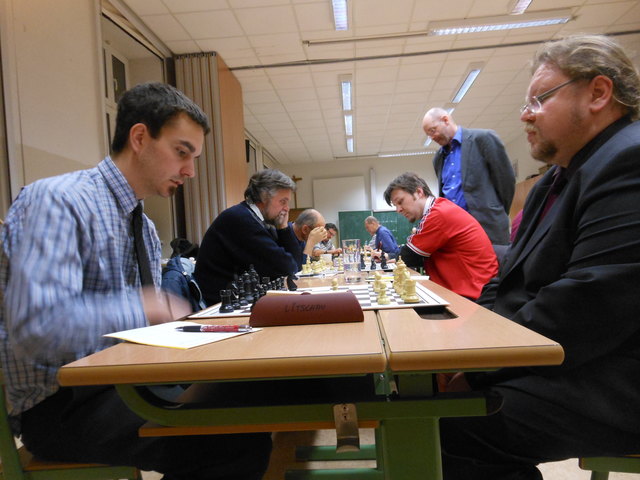 Spannend. Stefan Wagner holte gegen Martin Kropik einen Punkt. | Foto: privat