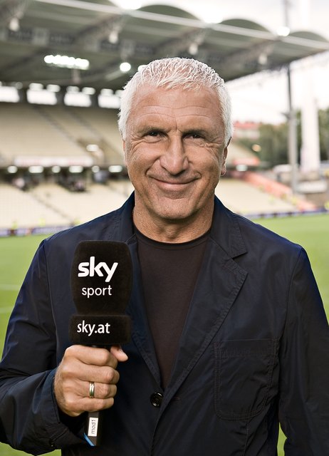 Hans Krankl präsentiert Ihren Verein live auf Sky