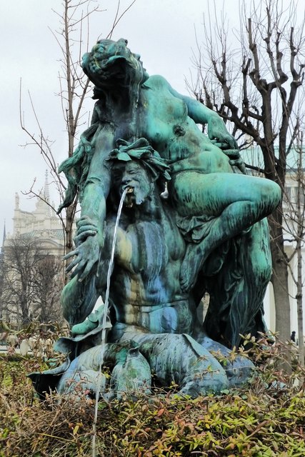 Die Hauptfiguren des Tritonbrunnens