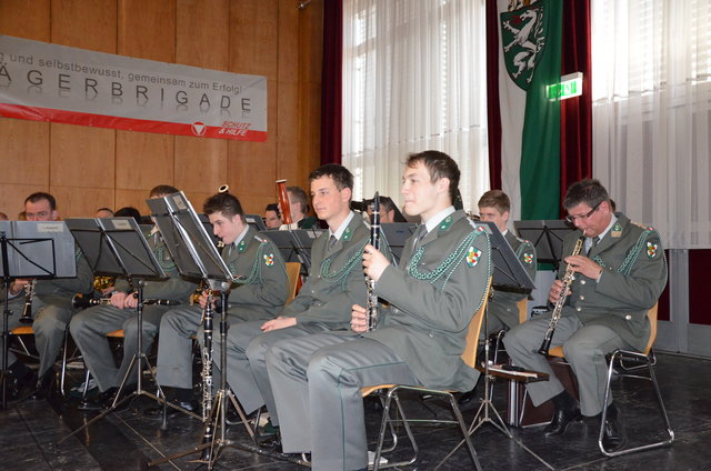 Für die musikalische Untermaltung sorgte die Militärmusik Kärnten