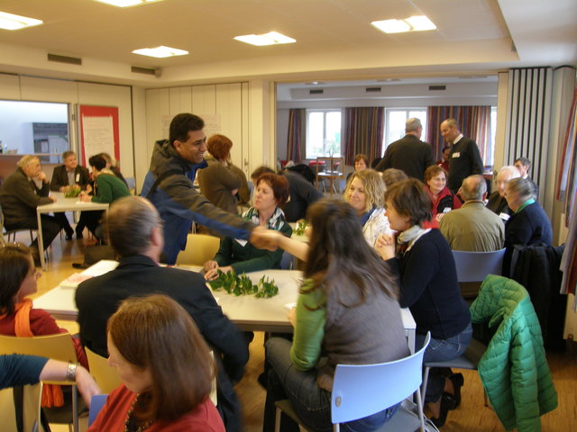 Haupt- und ehrenamtliche Kirchenmitarbeiter trafen einander kürzlich in St. Ulrich. | Foto: Privat