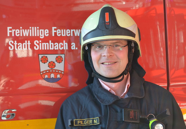 Markus Pilger, federführender Kommandant der freiwilligen Stadtfeuerwehr Simbach am Inn.