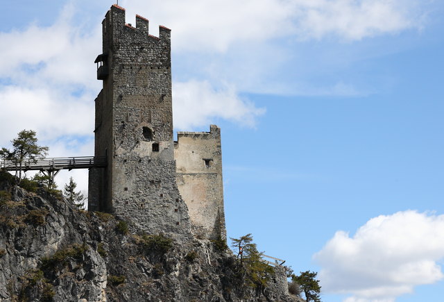 Kurz vor der burg