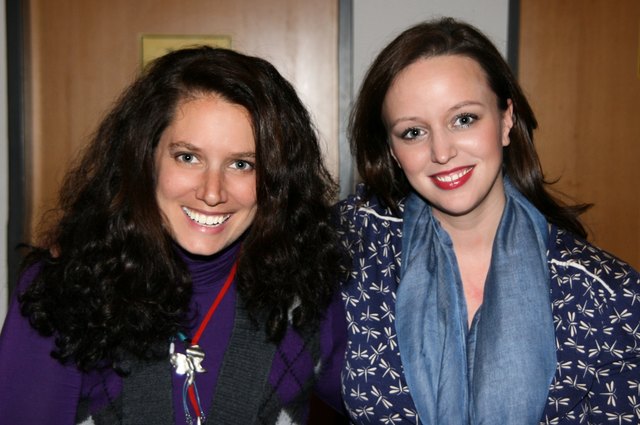 Bigband-Fans aus Leidenschaft. Verena Maschler und Stefanie Hager.