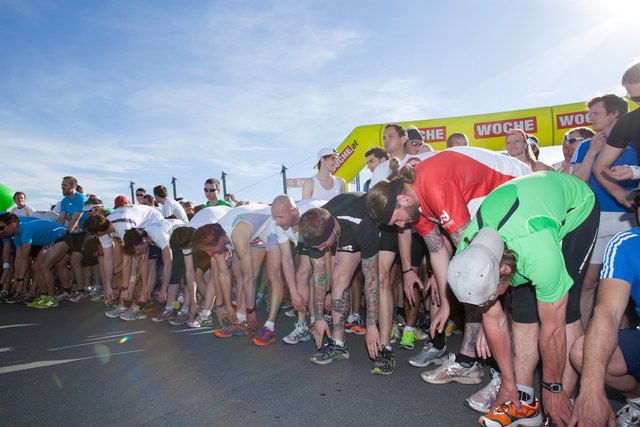 In den Startlöchern: Wer sich für den WOCHE E-Businessmarathon anmelden möchte, hat noch bis zum 17. April die Gelegenheit dazu!