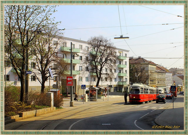 Vom Friedrich-Engels-Platz direkt bis hierher...