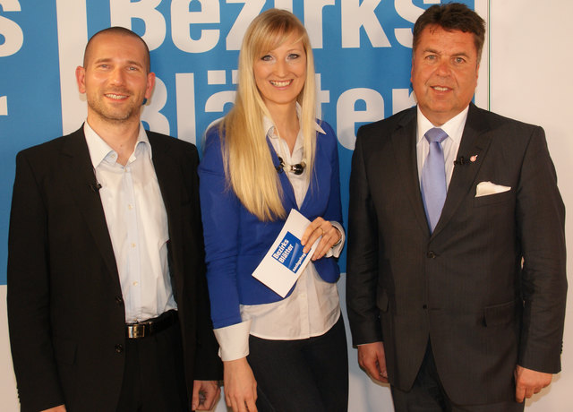 Kritisches Gespräch mit Wolf Bauer, Hans Mayr und Angelika Pehab. | Foto: Foto: BB
