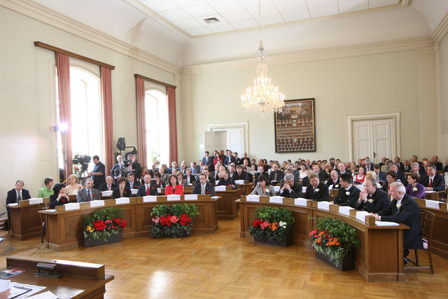 Salzburg wählt: Danach wird der Landtag jedenfalls anders besetzt sein als 2009 (im Bild). | Foto: Foto: Neumayr