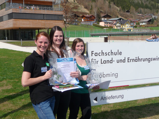 Drei Siegerinnen: Verena Klausner, Lisa Bogensberger und Bernadette Huber. | Foto: LMZ
