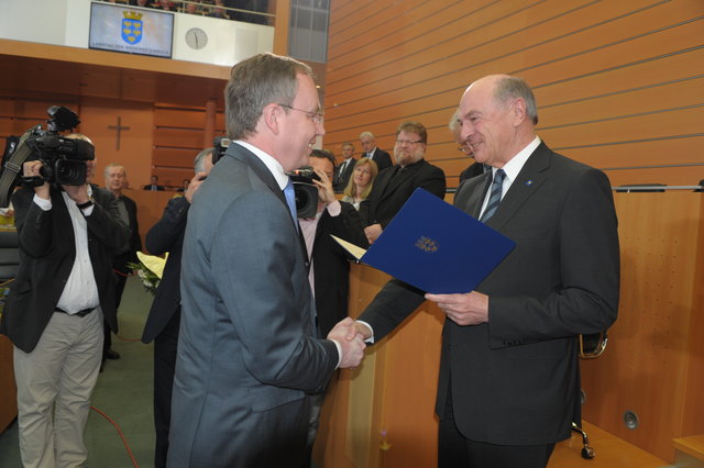 Landesrat Stephan Pernkopf mit LH Pröll | Foto: Wolfgang Mayer