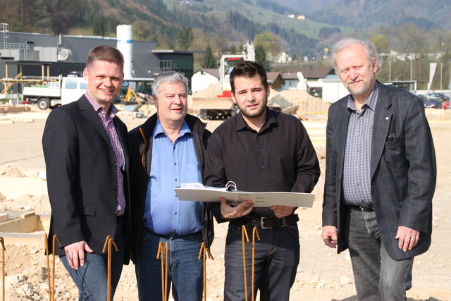 A. Hanger, Paul und Andreas Edelsegger (Fa. Seisenbacher), K. Hraby. | Foto: privat