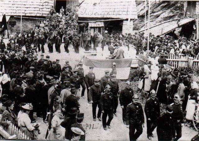 Gründungsfest der FF Ramingstein im Jahr 1903 / Archiv FF Ramingstein