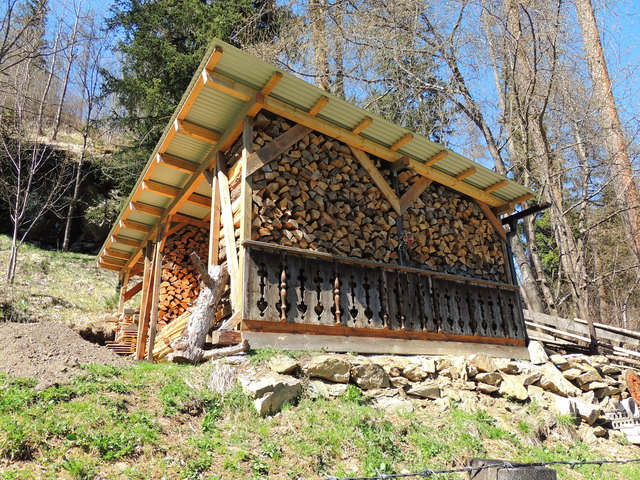 Holzlagerung