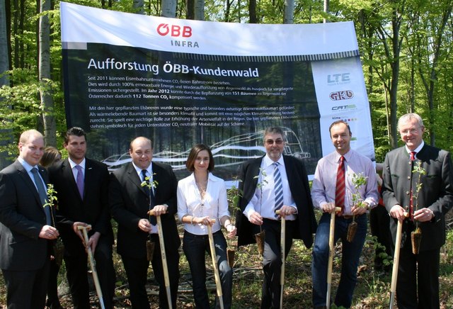 vl. Mag. Thomas Hirtenlehner LTE, Christian Juranek LTE, Peter Kronberger GKB, Doris Pulker-Rohrhofer CAT, Siegfried Stumpf ÖBB, Dr. Johann Pluy ÖBB, 
Dipl.-Ing. Peter Traupmann Ö-Energieagentur