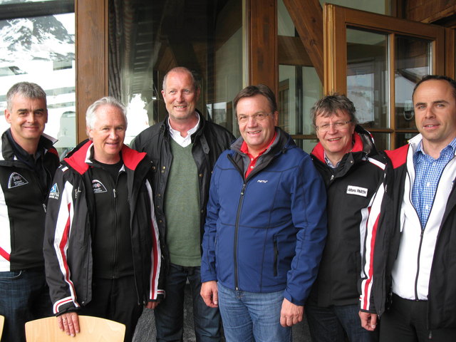 Jürgen Kurz, Hannes Parth, Werner Kurz, LH Günther Platter, Alfons Parth, Markus Walser.