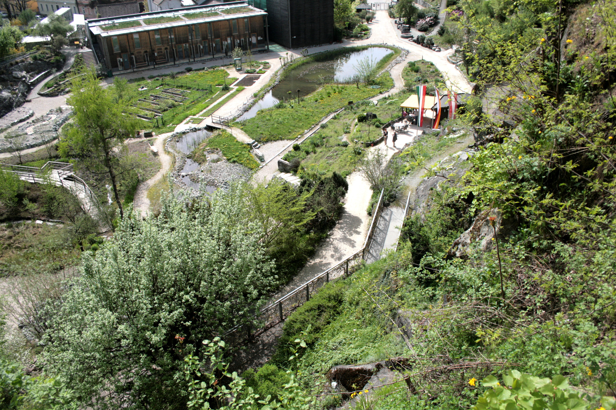 Botanischer Garten Klagenfurt Ein Blick von oben Klagenfurt